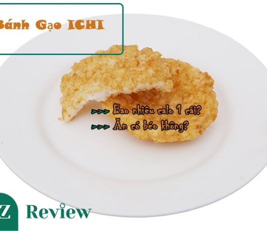 1 cái bánh gạo ichi bao nhiêu calo và ăn có béo không