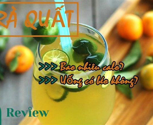 1 cốc trà quất bao nhiêu calo và uống có béo không