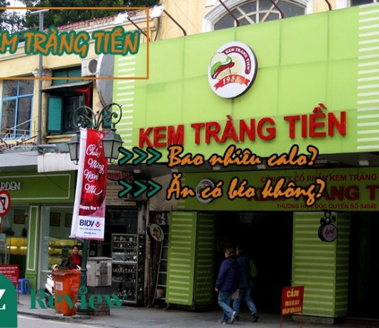 Kem tràng tiền bao nhiêu calo và ăn có béo không