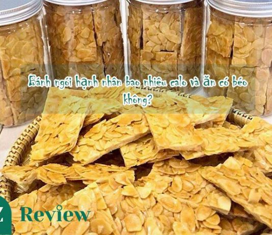 Bánh ngói hạnh nhân bao nhiêu calo và ăn có béo không
