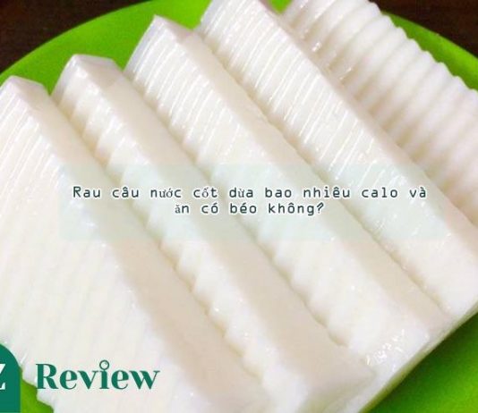 Rau câu nước cốt dừa bao nhiêu calo và ăn có béo không