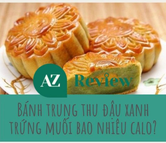 Bánh trung thu đậu xanh trứng muối bao nhiêu calo