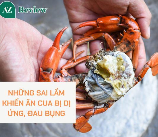 Những sai lầm khiến ăn cua bị dị ứng, đau bụng Những sai lầm khiến ăn cua bị dị ứng, đau bụng