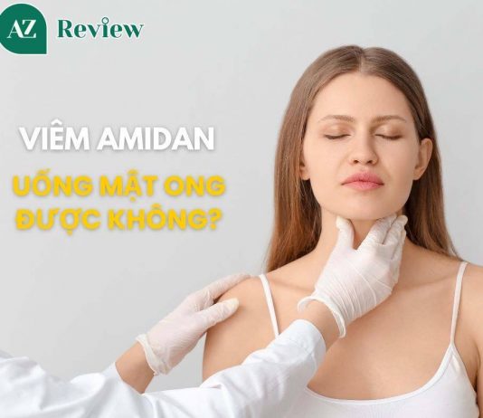 Viêm amidan uống mật ong được không